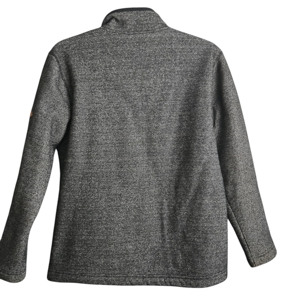 Orvis Mens Size Medium Black Brighton Pullover Sherpa Lined 1/4 Zip - Picture 4 of 10